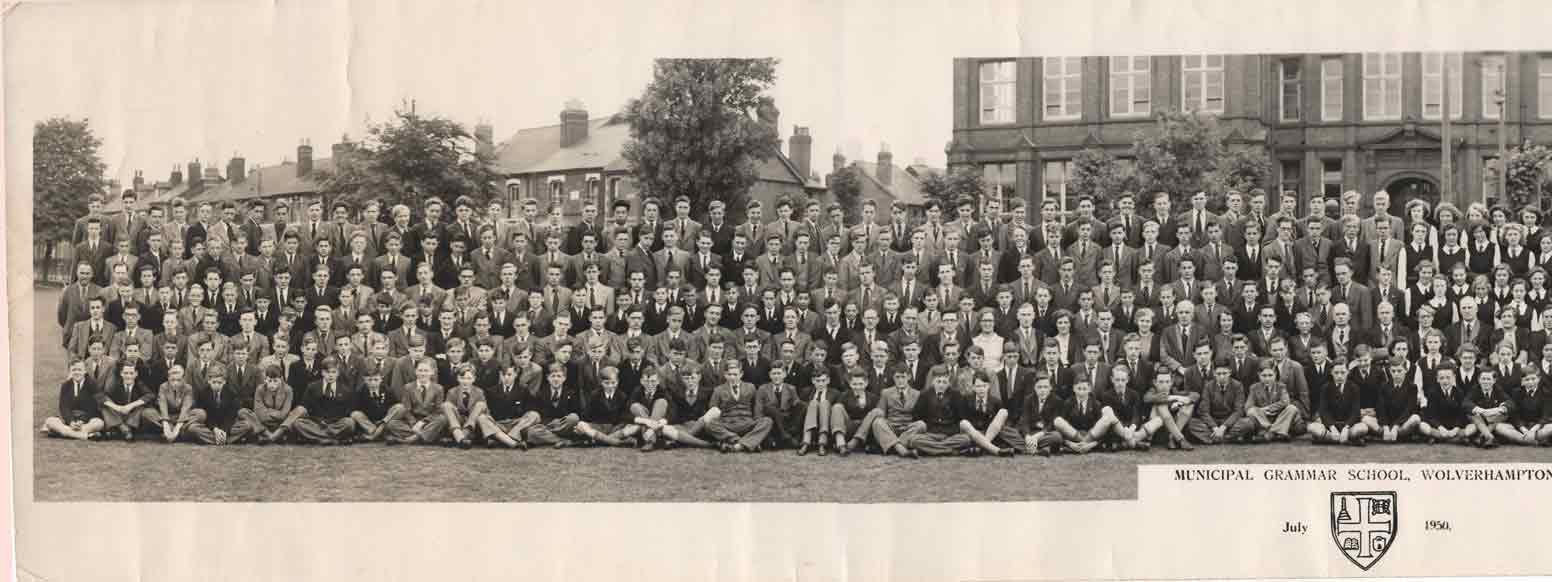 the 1950 Left hand side of  School Photograph