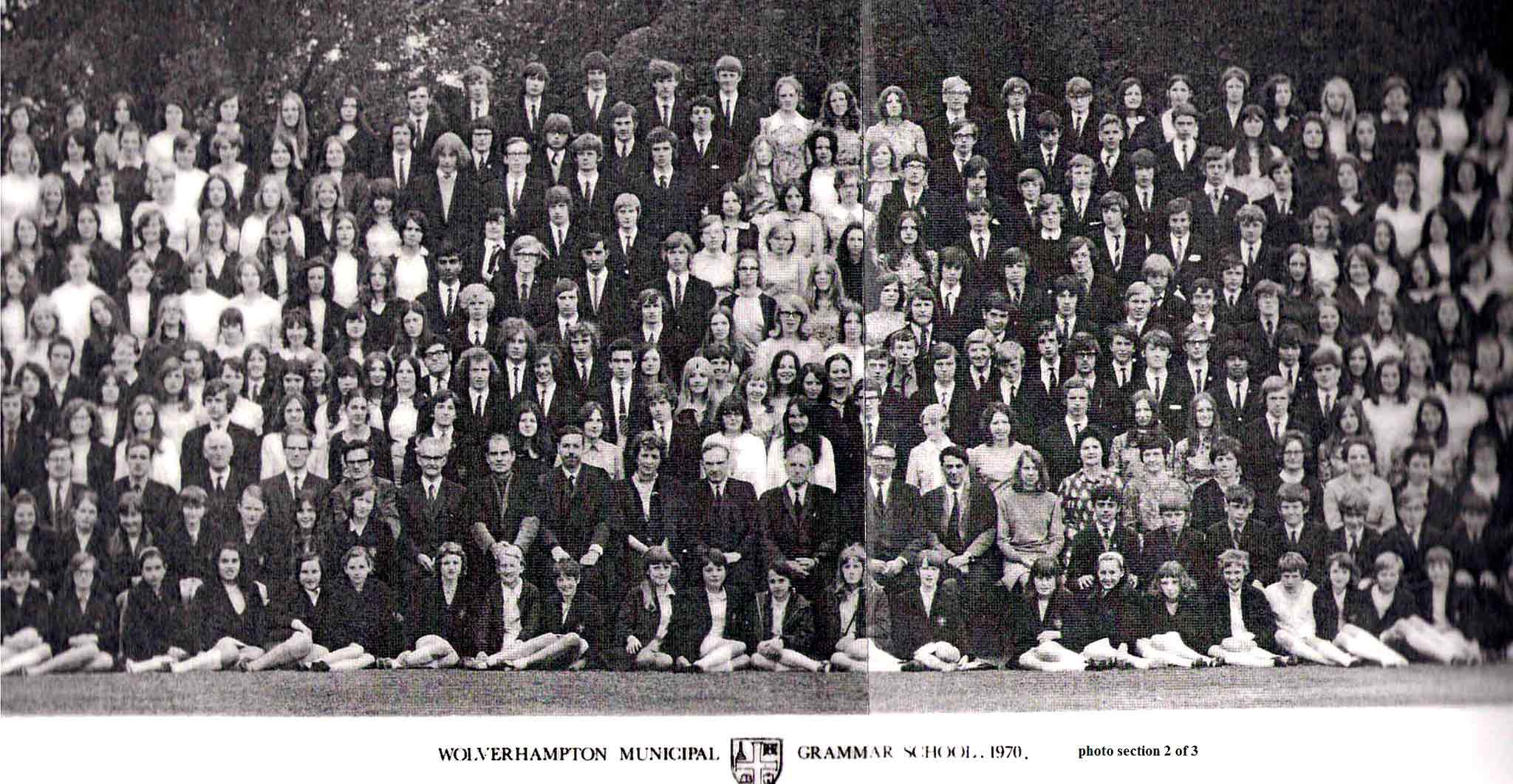 the 1970 Middle of  School Photograph