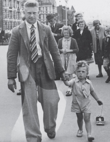 picture of steve and father at seaside