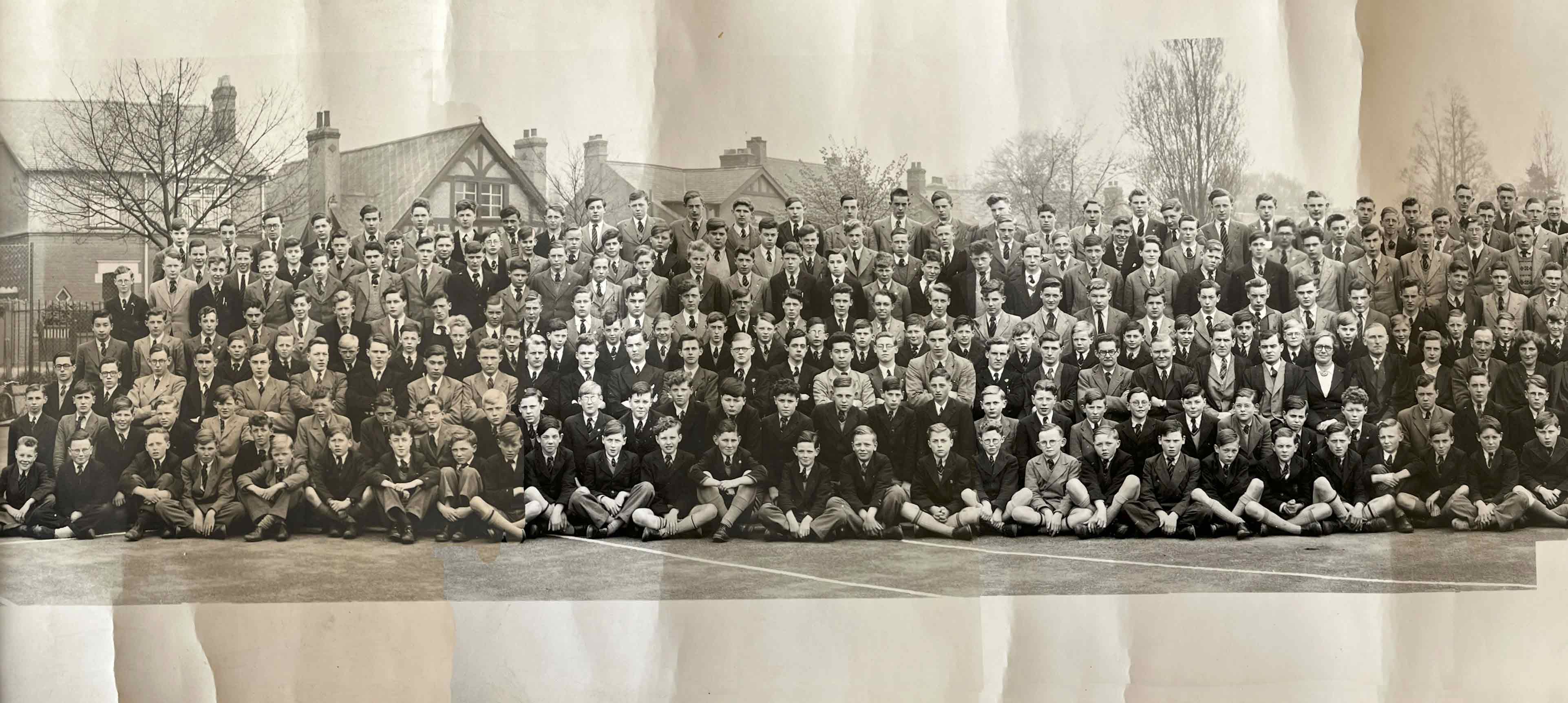 the 1953 Left hand side of  School Photograph