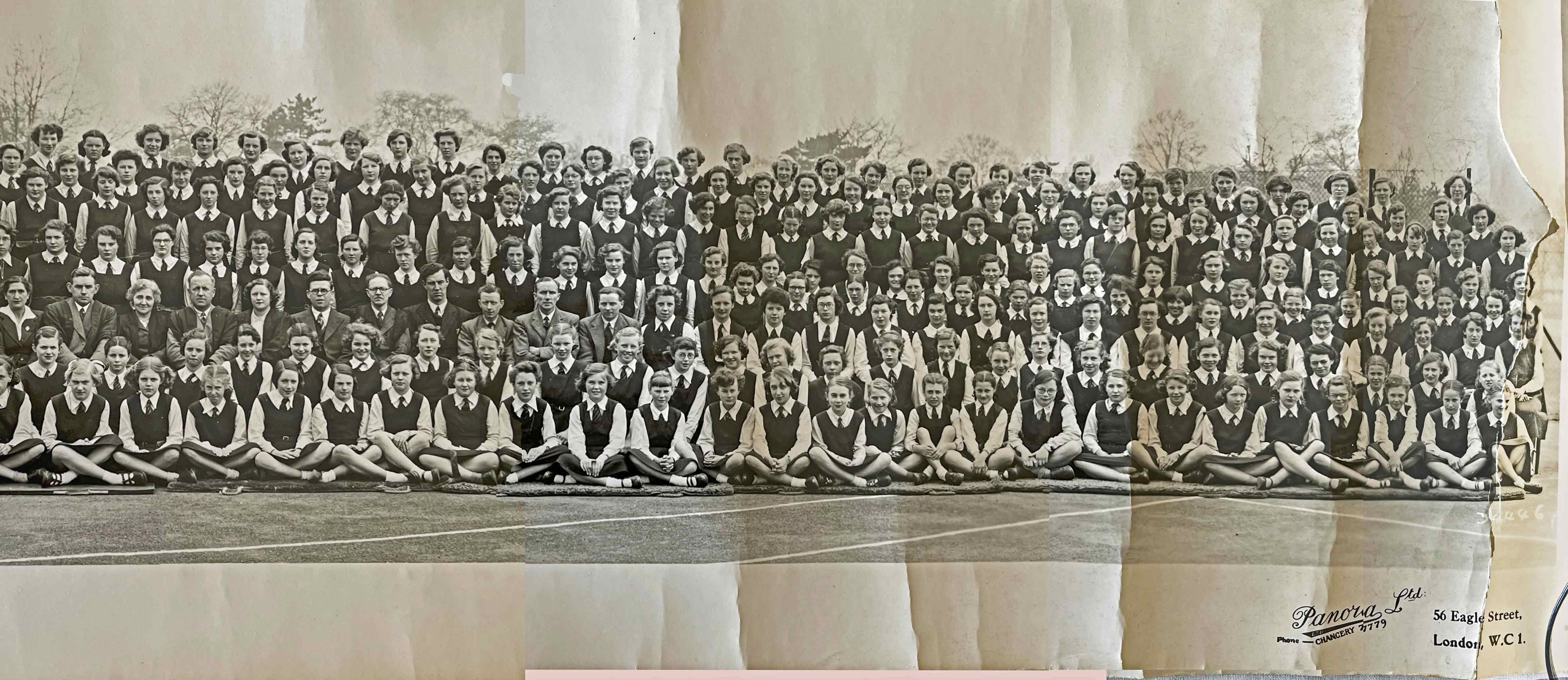 the 1953 Right hand side of School Photograph