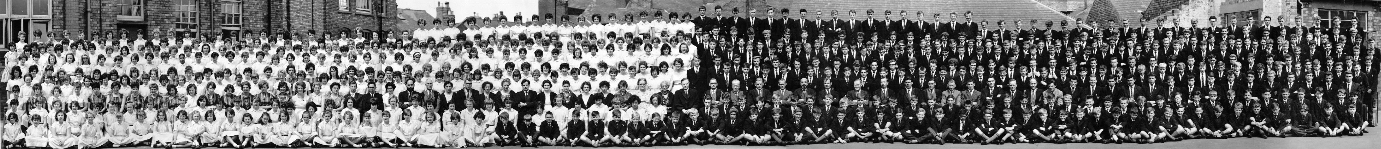 1963 panoramic school photograph> </p>
</div>
<div class=
